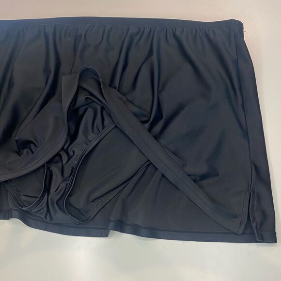 Catalina Black Swim Suit Skirt Bottom - Picture 4 of 6